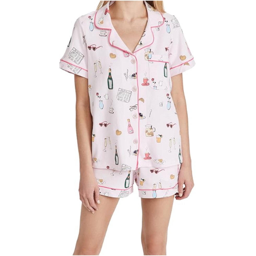 Let's Do Brunch Shorty PJ Set