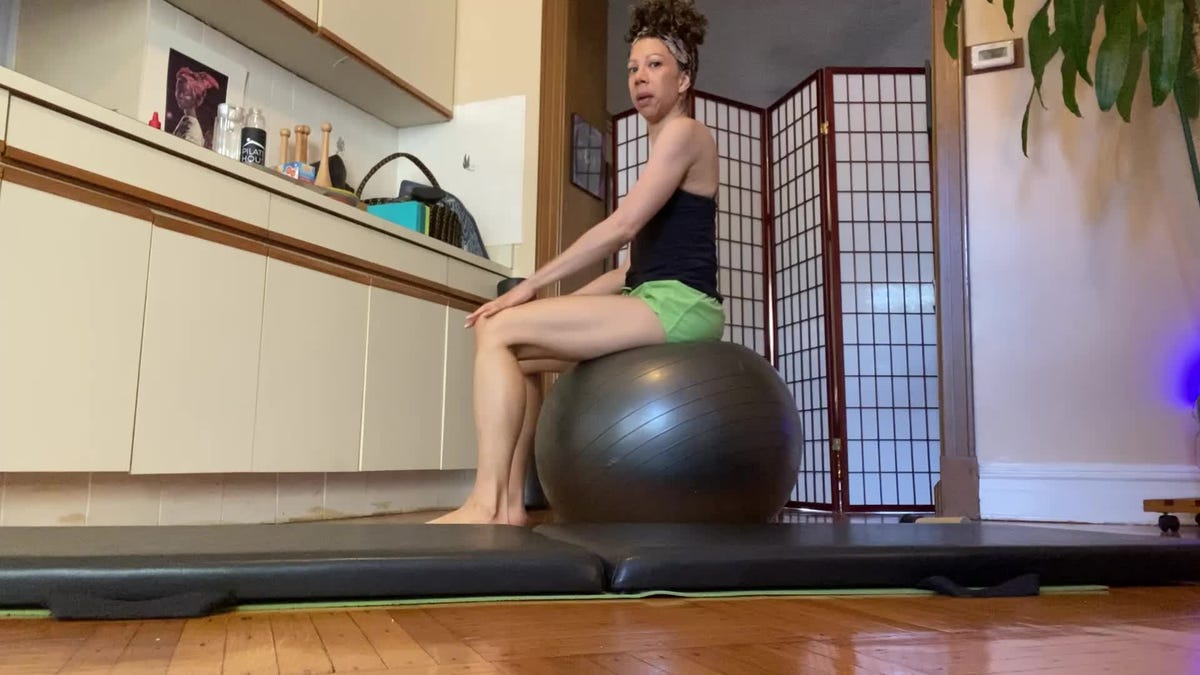 preview for Stability Ball Pelvic Tilt