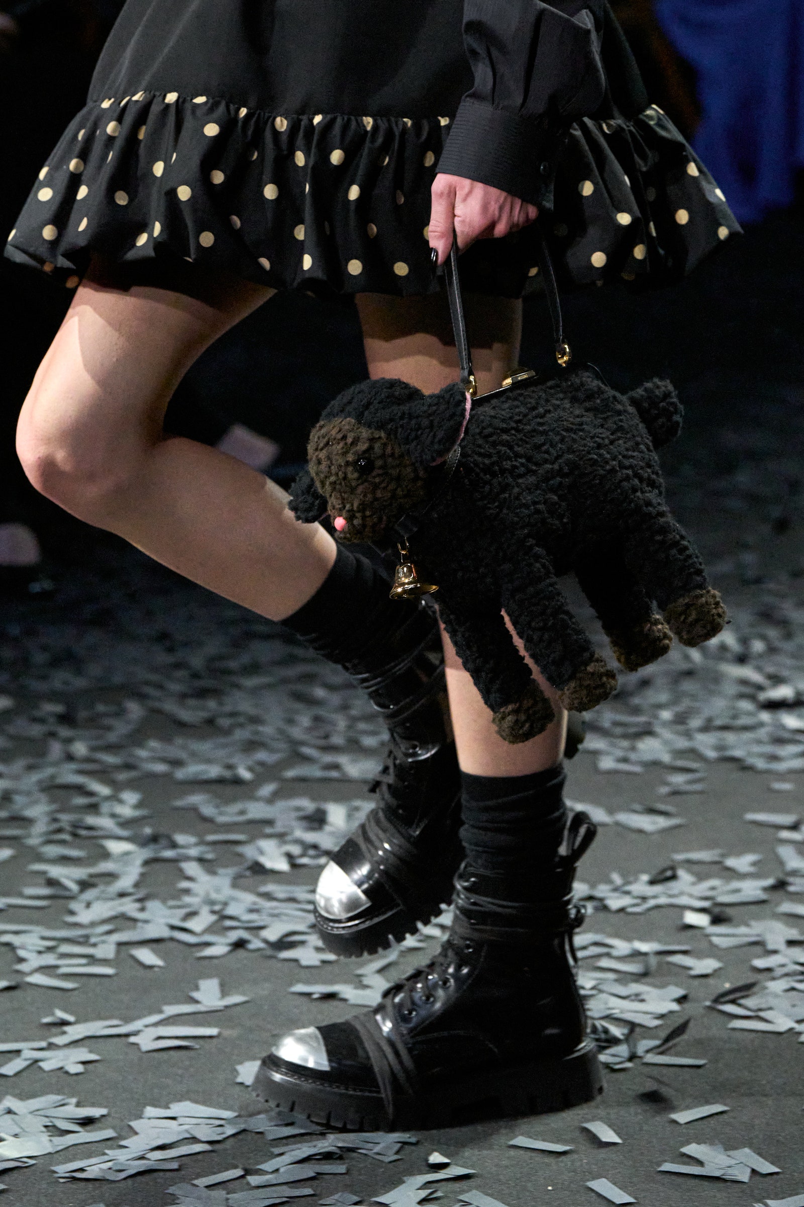 Image may contain Toy Child Person Clothing Footwear Shoe High Heel and Adult
