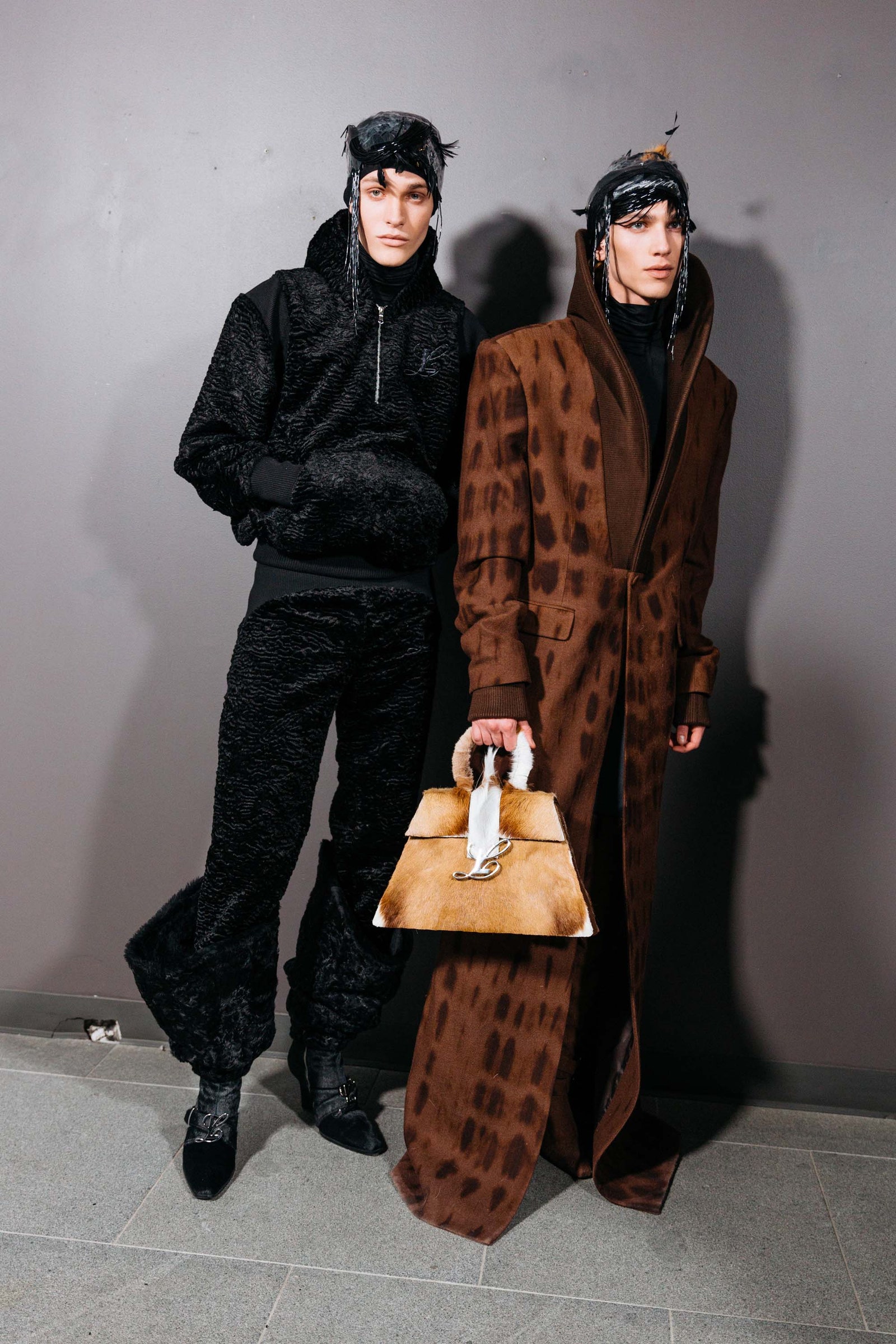 Image may contain Adult Person Clothing Footwear Shoe and Coat