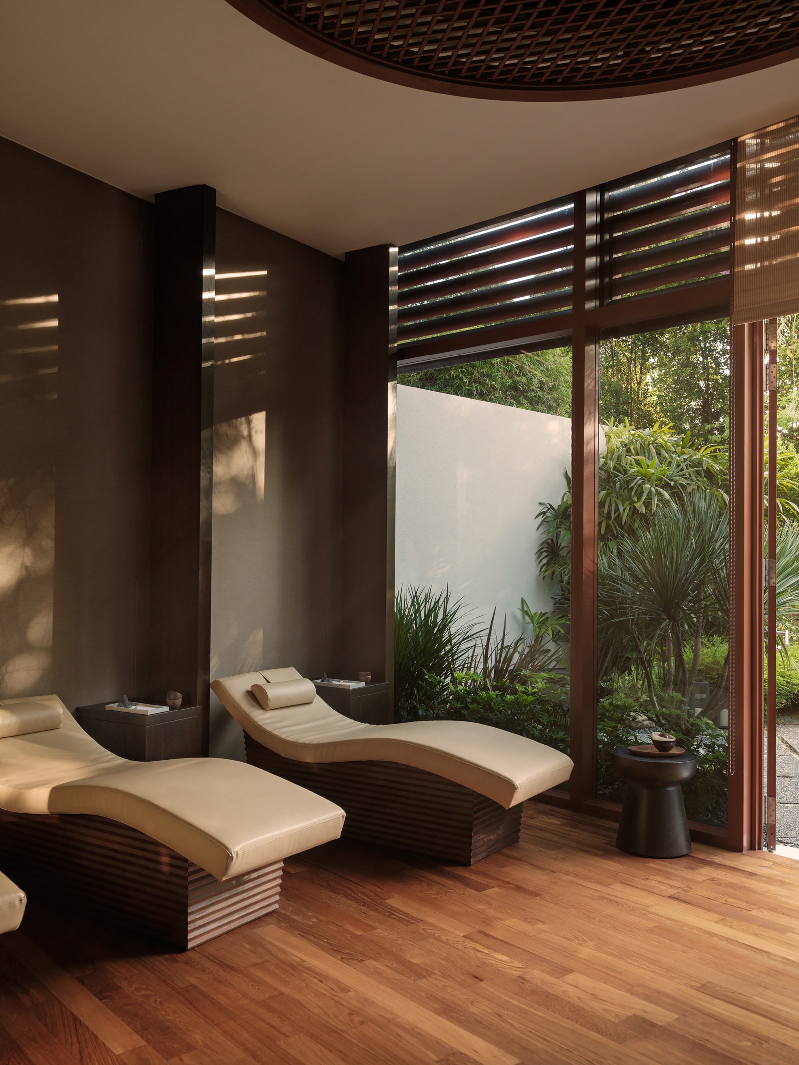 Image may contain Bed Furniture Wood Home Decor Hardwood Indoors Interior Design Floor and Flooring