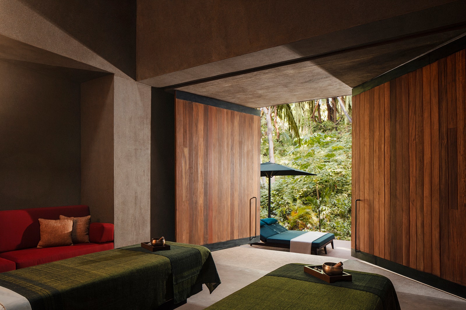 Image may contain Indoors Interior Design Couch Furniture Bed Bedroom and Room